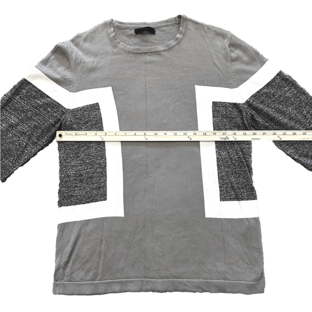 ASOS Color Blocked 100% Cotton Classic Pullover Sweater Size Large - Picture 9 of 11